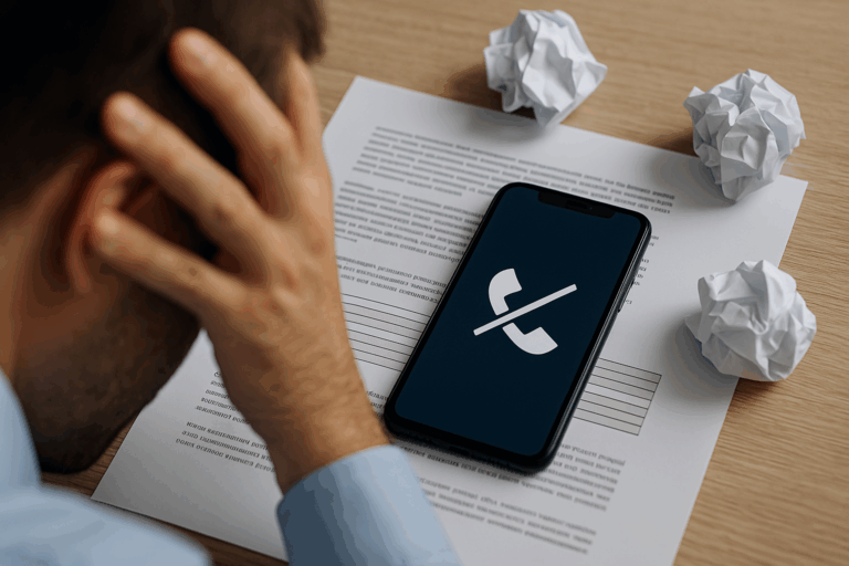 Sales rep missing a call opportunity due to common mistakes